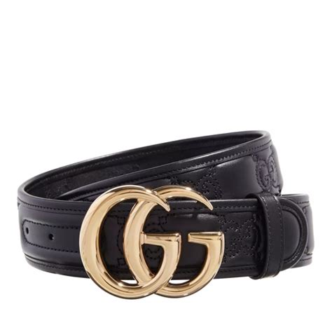 gucci dames riem zwart|Gucci leather belts.